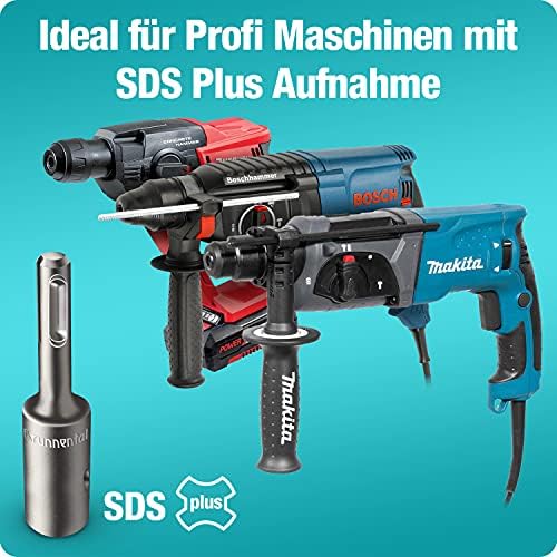 Brunnental SDS-Plus Erdbohrer Adapter inkl. Quick-Change Bolzen
