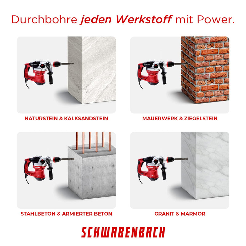 Schwabenbach SDS-Plus Betonbohrer 20 x 260 mm