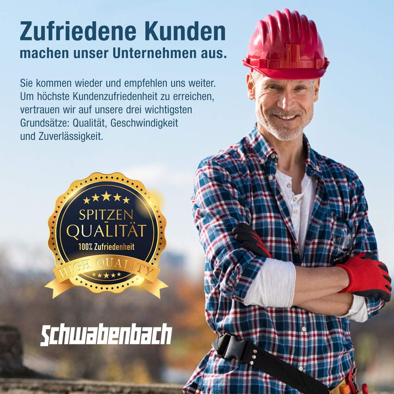 SCHWABENBACH® Fliesenmeißel SDS Plus 2-tlg. 250mm | Flachmeißel 50mm + Spatmeißel extra breit 100mm