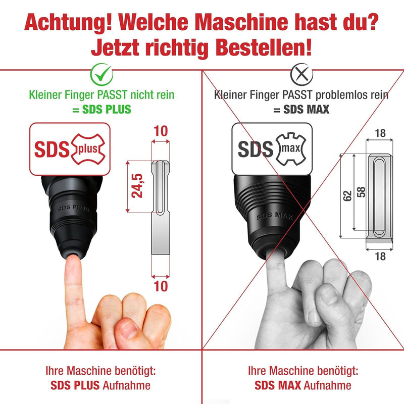 Schwabenbach SDS-Plus Hartmetall Bohrkrone 68 mm