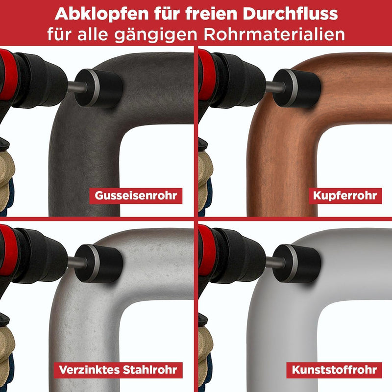 Schwabenbach SDS-Plus & SDS-Max Gummihammer-Aufsatz 35 mm inkl. Adapter