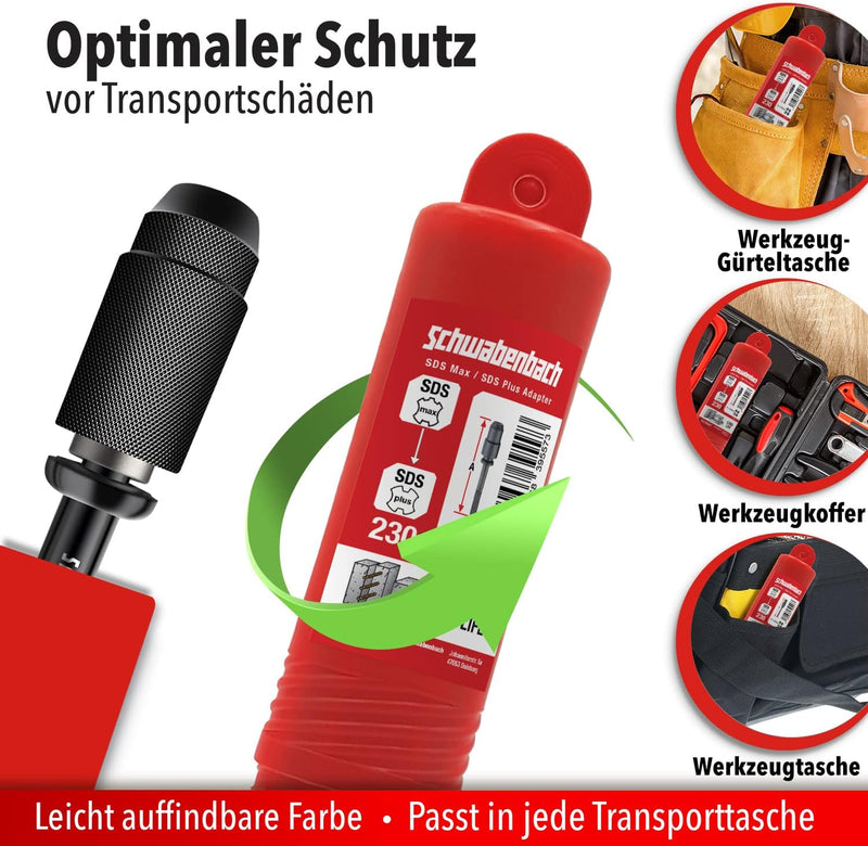Schwabenbach SDS-Max auf SDS-Plus Adapter