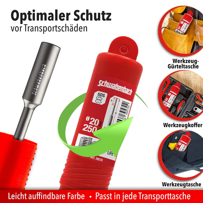 Schwabenbach SDS-Max Erdnageleintreiber 250 x Ø 32 mm