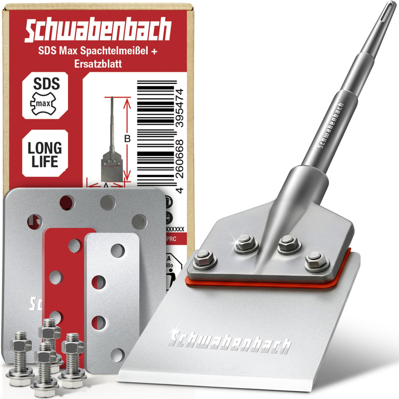 Schwabenbach SDS-Max Spachtelmeißel 152 x 630 mm inkl. Ersatzklinge