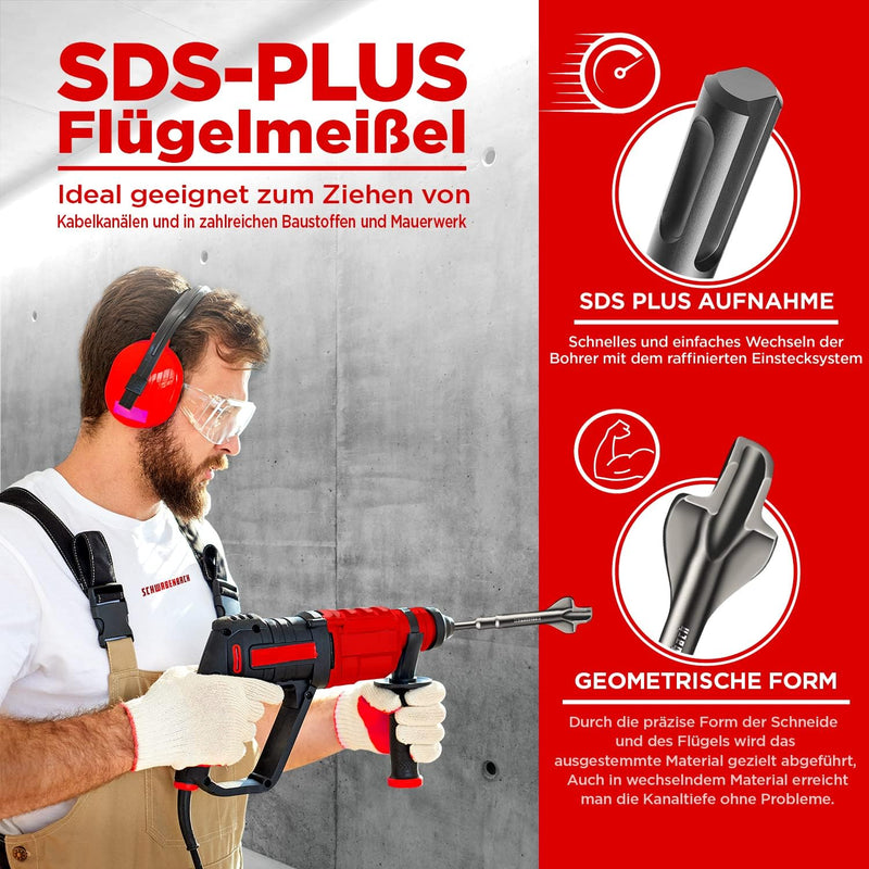 Schwabenbach SDS-Plus Flügelmeißel 60 x 250 mm