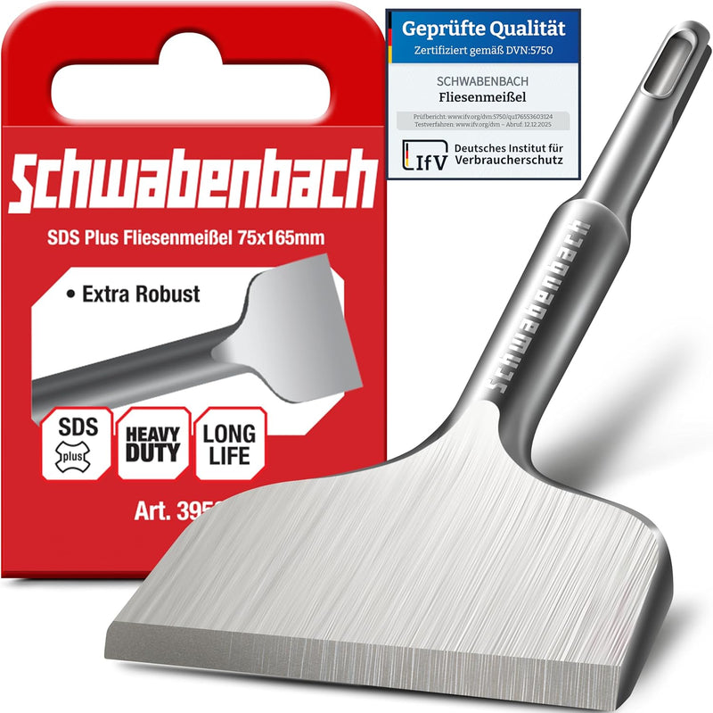 Schwabenbach SDS-Plus Spatmeißel 75 x 165 mm