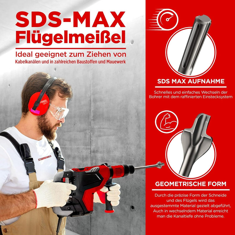 Schwabenbach SDS-Max Flügelmeißel 60 x 400 mm