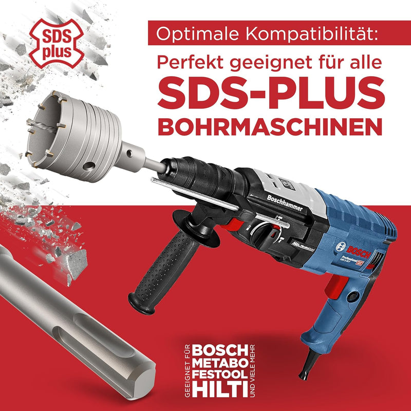Schwabenbach SDS-Plus Hartmetall Bohrkrone 82 mm