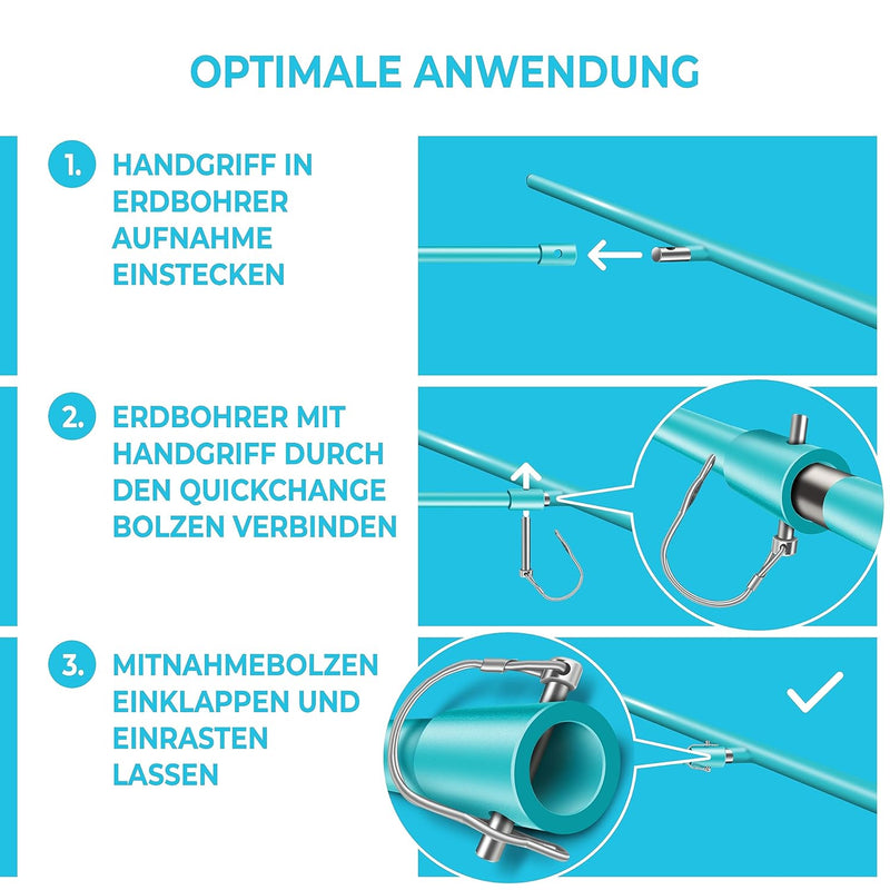 Brunnental Handgriff 70 cm für Erdbohrer Ø 20 mm